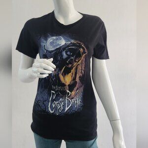 Corpse Bride Victor & Emily Women T-Shirt Size Small